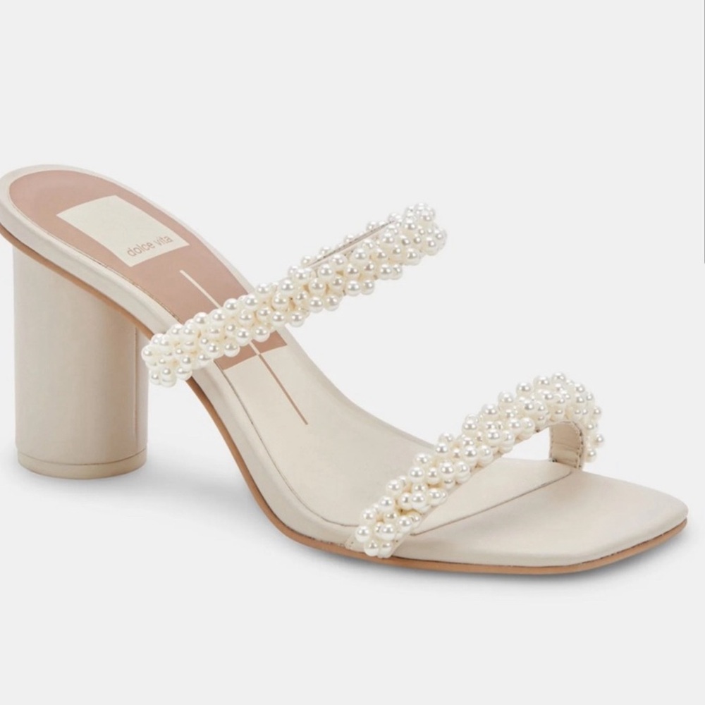 Dolce Vita Noel Vanilla Pearl Heels